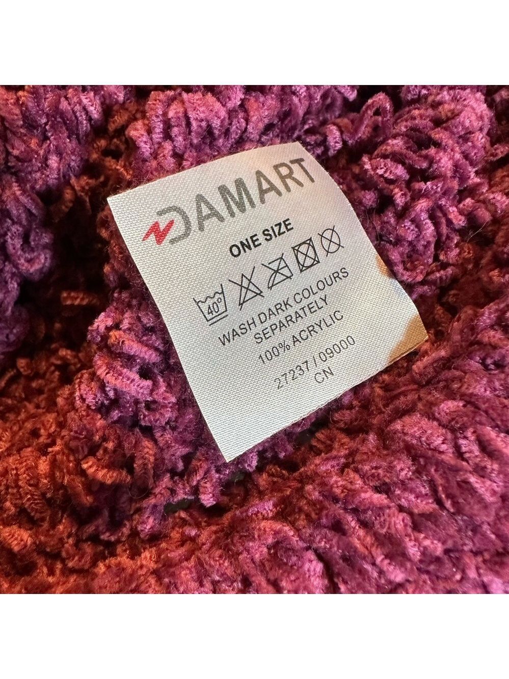 Raspberry Knit Hat and Gloves Set - Picture 5 of 5